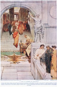 Una visita di Agrippa ad Augusto da Lawrence Alma Tadema